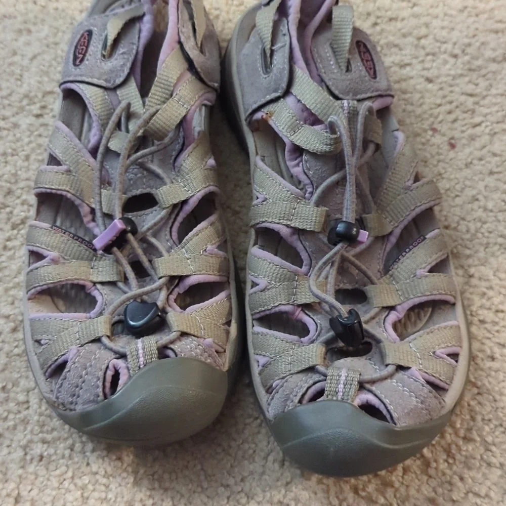 Keen Whisper Outdoor Sport Sandal Size US 7.5 Purple Waterproof Strappy - Picture 2 of 11